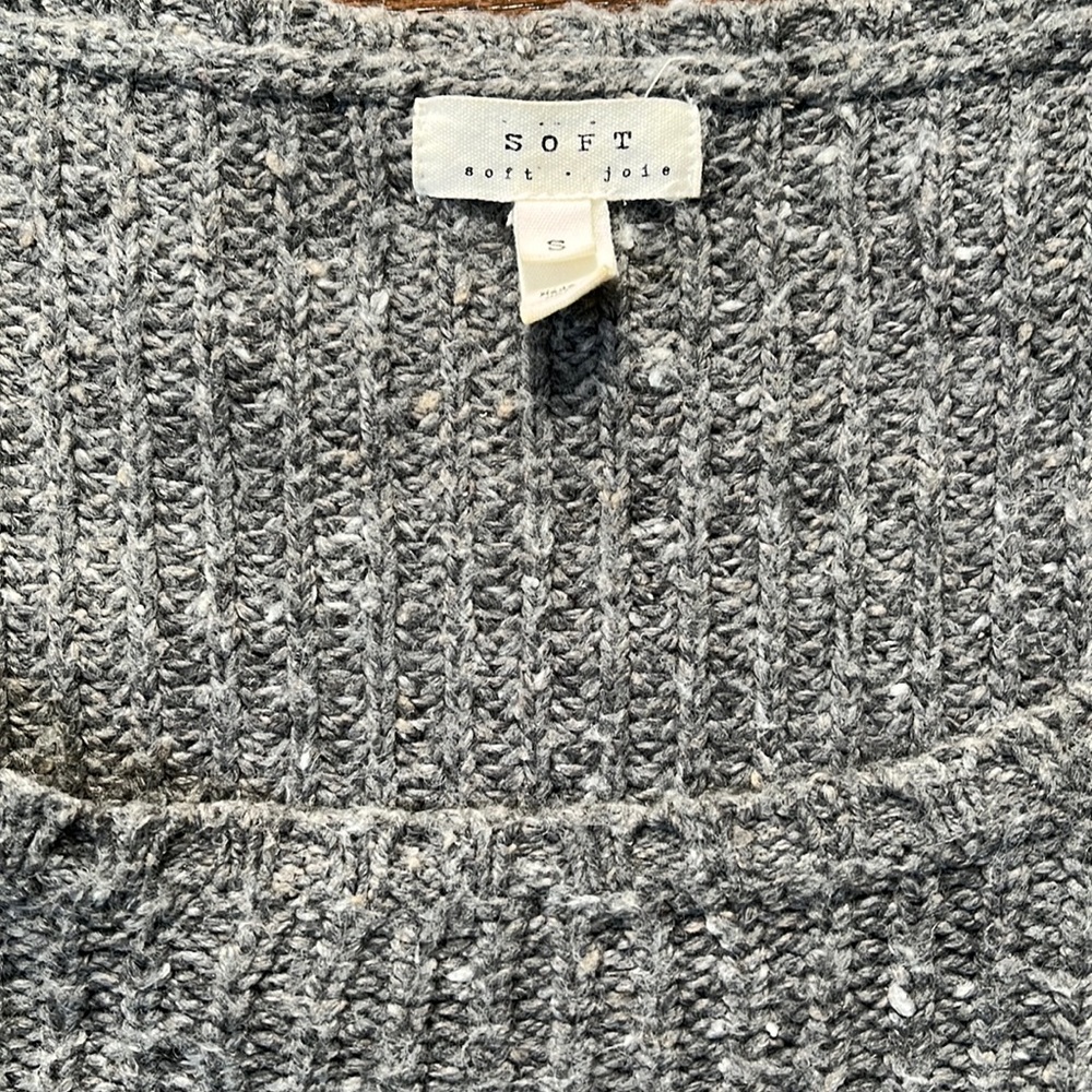 SOFT Joie grey cropped sweater